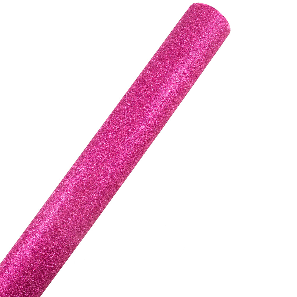 JAM Paper Hot Pink Glitter Wrapping Paper, All Occasion, 25 Sq. ft, 1/Pack